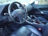 2006 Lexus IS 250 Black Interior