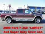 2009 Royal Red Metallic Ford F250 Super Duty Lariat Crew Cab 4x4 #59416249