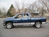 2004 Patriot Blue Pearl Dodge Ram 1500 SLT Quad Cab 4x4 #59416242