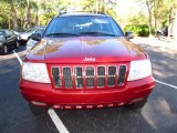 Inferno Red Crystal Pearl Jeep Grand Cherokee in 2001
