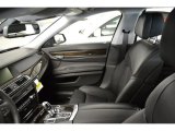 2012 BMW 7 Series 740Li Sedan Black Interior