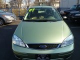 2007 Kiwi Green Metallic Ford Focus ZX4 SE Sedan #59416086