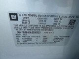 2010 Cadillac SRX 4 V6 Turbo AWD Info Tag