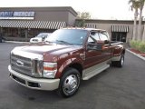 2008 Dark Toreador Red Ford F350 Super Duty King Ranch Crew Cab Dually #59479048