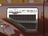 2008 Ford F350 Super Duty King Ranch Crew Cab Dually Marks and Logos