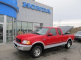 1998 Bright Red Ford F150 XLT SuperCab 4x4 #59478516