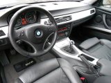 2008 BMW 3 Series 335i Coupe Black Interior