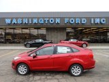 2012 Red Candy Metallic Ford Fiesta SE Sedan #59478688