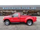 2012 Vermillion Red Ford F350 Super Duty XLT Regular Cab 4x4 Dually #59478685