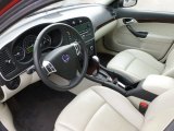 2007 Saab 9-3 2.0T Sport Sedan Parchment Interior