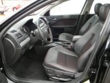 2009 Ford Fusion SE Sport Charcoal Black/Red Accents Interior