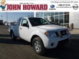 2012 Avalanche White Nissan Frontier SV V6 King Cab 4x4 #59478841