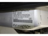 2000 Contour Color Code for Silver Frost Metallic - Color Code: TS