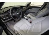 2008 BMW 5 Series 528i Sedan Grey Interior