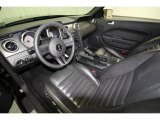 2008 Ford Mustang Shelby GT500 Convertible Black Interior
