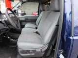 2011 Ford F250 Super Duty XLT Regular Cab 4x4 Plow Truck Steel Gray Interior