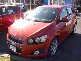 2012 Inferno Orange Metallic Chevrolet Sonic LTZ Hatch #59528741