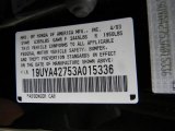 2003 Acura CL 3.2 Type S Info Tag