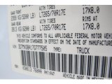 2007 Ram 3500 Color Code for Bright White - Color Code: PW7
