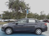 Violet Grey Metallic Ford Fiesta in 2012