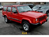 2001 Flame Red Jeep Cherokee Sport 4x4 #59584094