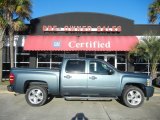 2008 Blue Granite Metallic Chevrolet Silverado 1500 LT Crew Cab #59583526