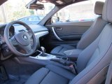 2012 BMW 1 Series 135i Coupe Black Interior