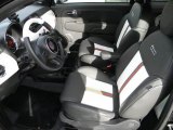 2012 Fiat 500 c cabrio Gucci 500 by Gucci Nero (Black) Interior