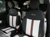 2012 Fiat 500 c cabrio Gucci 500 by Gucci Nero (Black) Interior