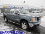 2008 Stealth Gray Metallic GMC Sierra 1500 SLE Extended Cab 4x4 #59584033