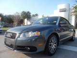 2009 Meteor Grey Pearl Effect Audi A4 2.0T Cabriolet #59583432