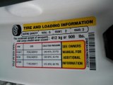 2008 Ford Edge SEL AWD Info Tag