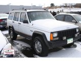 Stone White Jeep Cherokee in 1995
