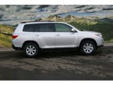 Classic Silver Metallic Toyota Highlander in 2012