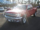 2012 Victory Red Chevrolet Silverado 1500 LT Extended Cab 4x4 #59583946