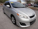 Classic Silver Metallic Toyota Matrix in 2009