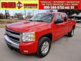 2010 Victory Red Chevrolet Silverado 1500 LT Extended Cab 4x4 #59583927