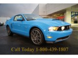 2012 Grabber Blue Ford Mustang GT Premium Coupe #59583634