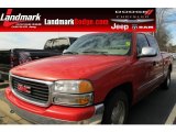 2002 Fire Red GMC Sierra 1500 SLE Extended Cab #59583626