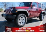 2012 Deep Cherry Red Crystal Pearl Jeep Wrangler Unlimited Sport S 4x4 #59583591