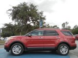 Red Candy Metallic Ford Explorer in 2012