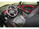 2012 Mini Cooper John Cooper Works Hardtop Lounge Championship Red Interior