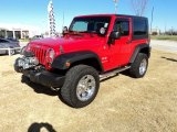 2007 Flame Red Jeep Wrangler X 4x4 #59639727