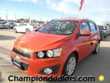 2012 Inferno Orange Metallic Chevrolet Sonic LT Hatch #59639527