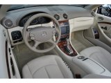 2009 Mercedes-Benz CLK 550 Cabriolet Stone Interior
