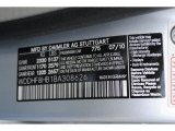2011 E Color Code for Iridium Silver Metallic - Color Code: 775
