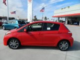 2012 Toyota Yaris Absolutely Red