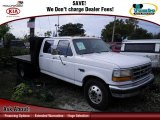 1995 Oxford White Ford F350 XL Crew Cab Chassis #59669351