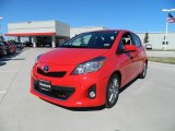 2012 Absolutely Red Toyota Yaris SE 5 Door #59669243