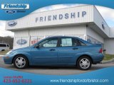 2001 Malibu Blue Metallic Ford Focus SE Sedan #59669236